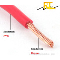 Cables de cobre recubiertos de PVC sin llama PVC cables